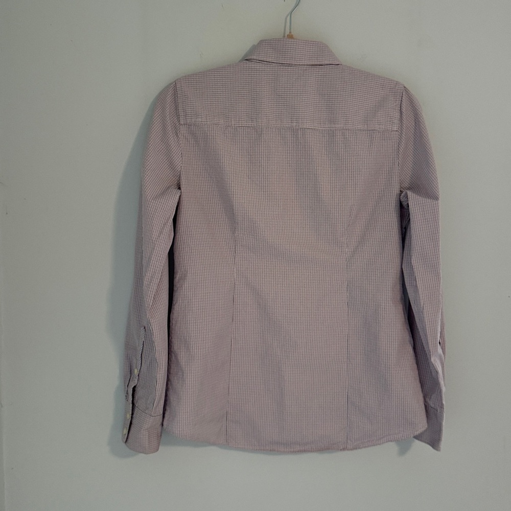 J. Crew Haberdashery Pink Button down Checkered Cotton Shirt SZS. Long sleeve. - Picture 2 of 14